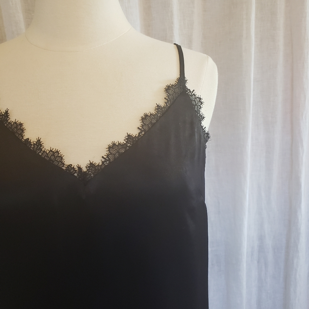 NWT Anthro Black Lace Cami by Floreat